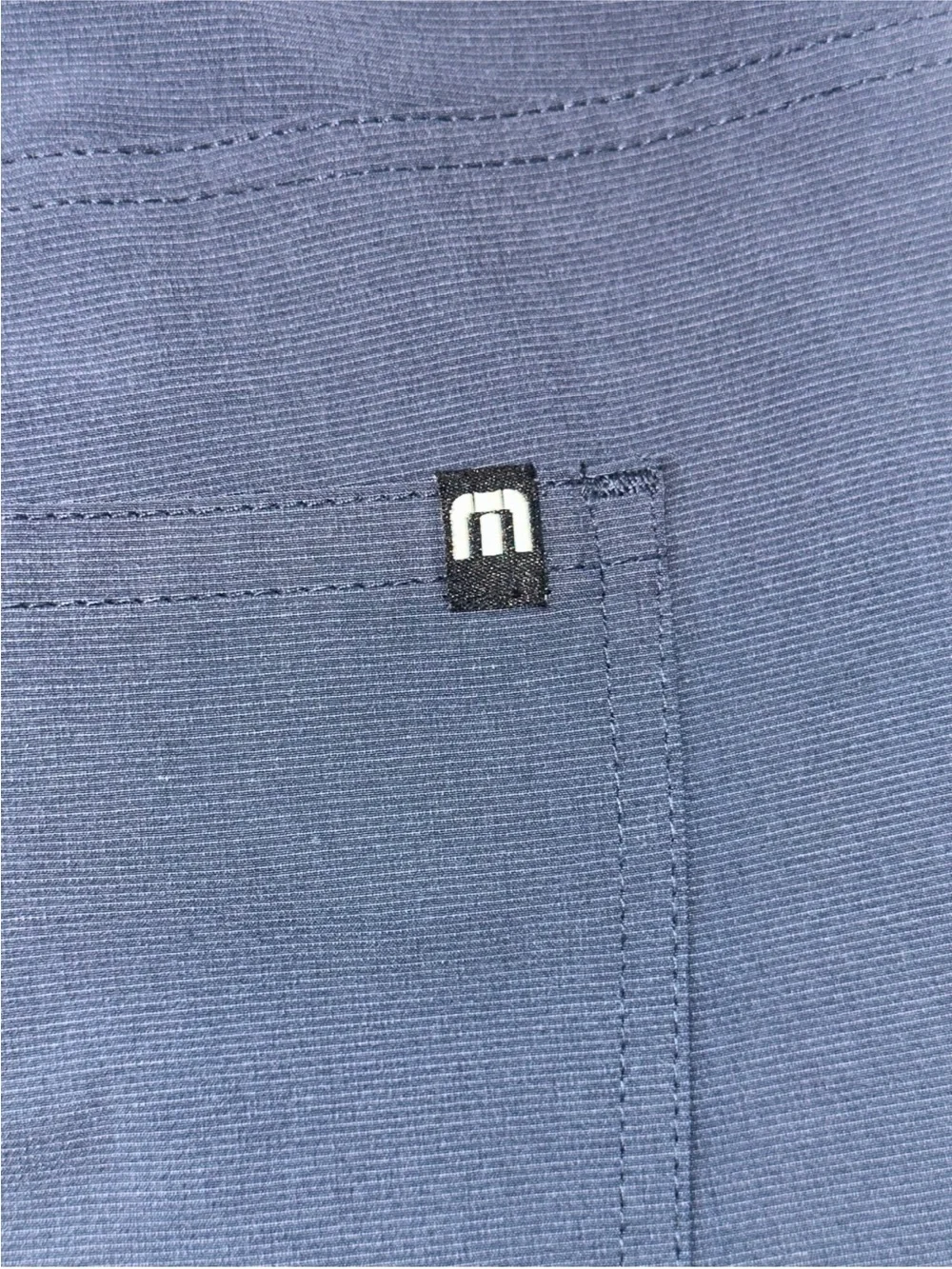 TravisMathew Golf Pants Mens 34 Blue Stretch Straight Leg Good Condition